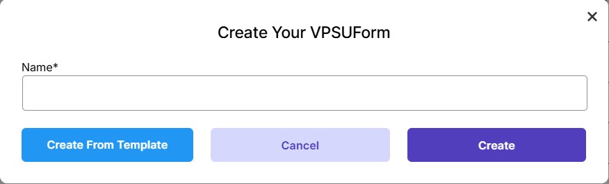 create your form